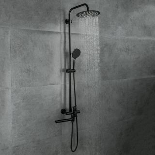 Душевая стойка Frap F24801-6 черный